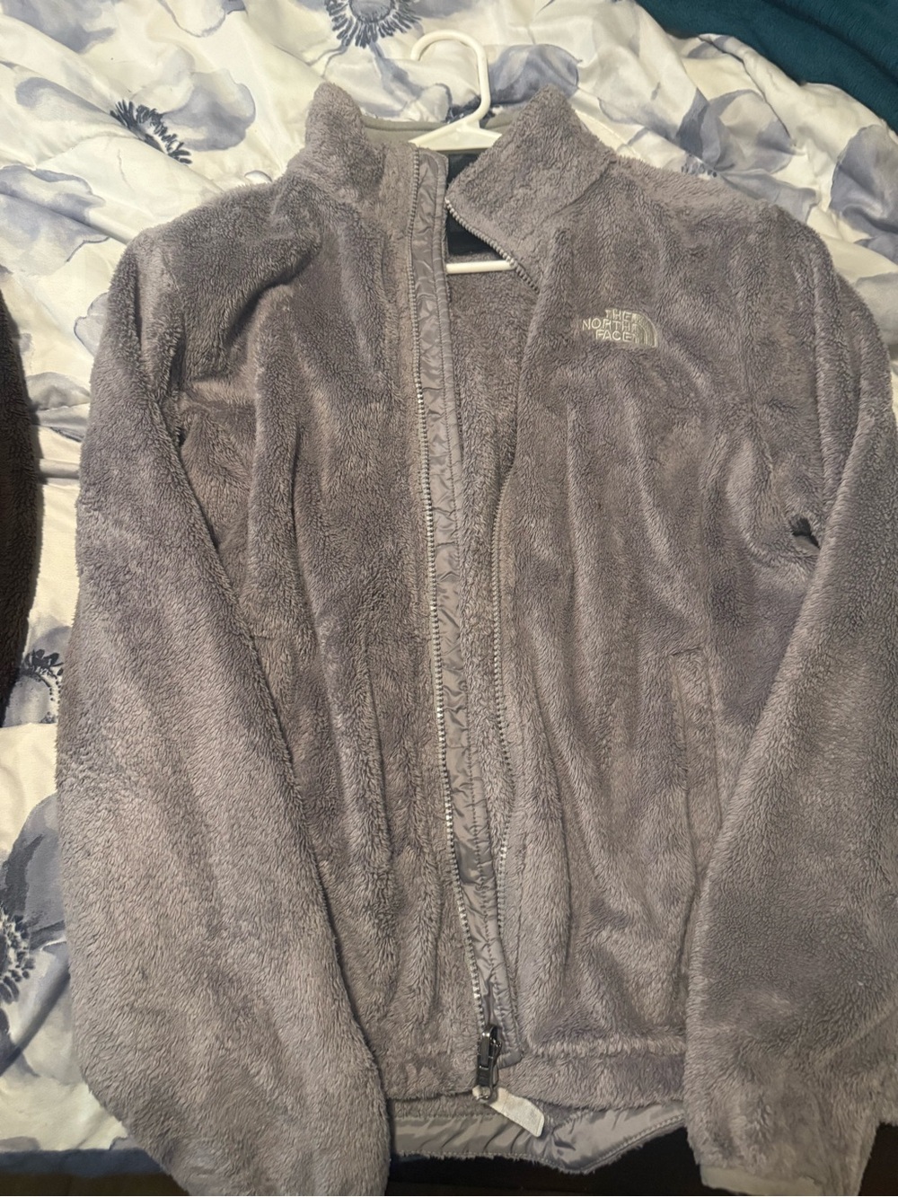 The North Face Plush Fleece Full-Zip Jacket - Gray